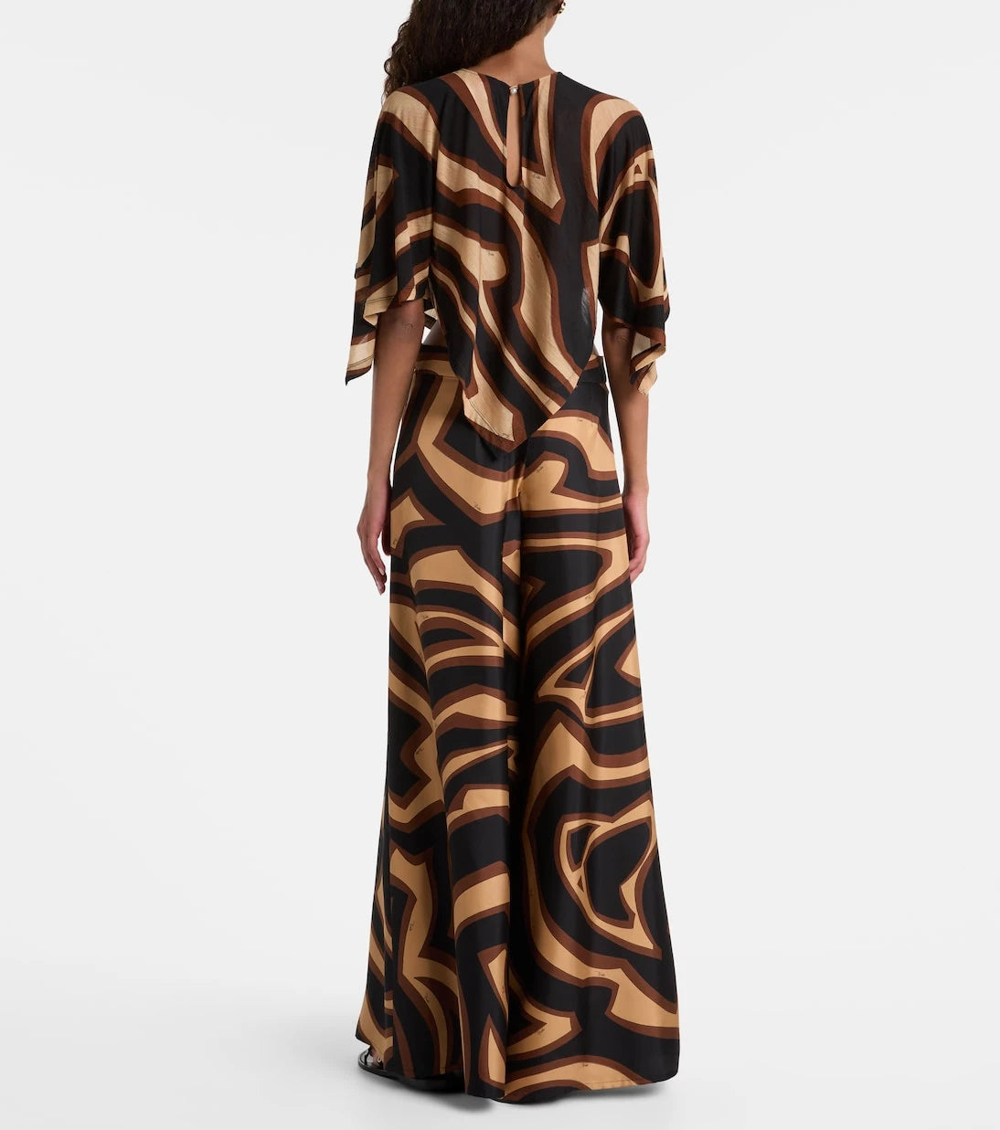 Pucci - Labirinto wool-blend blouse
