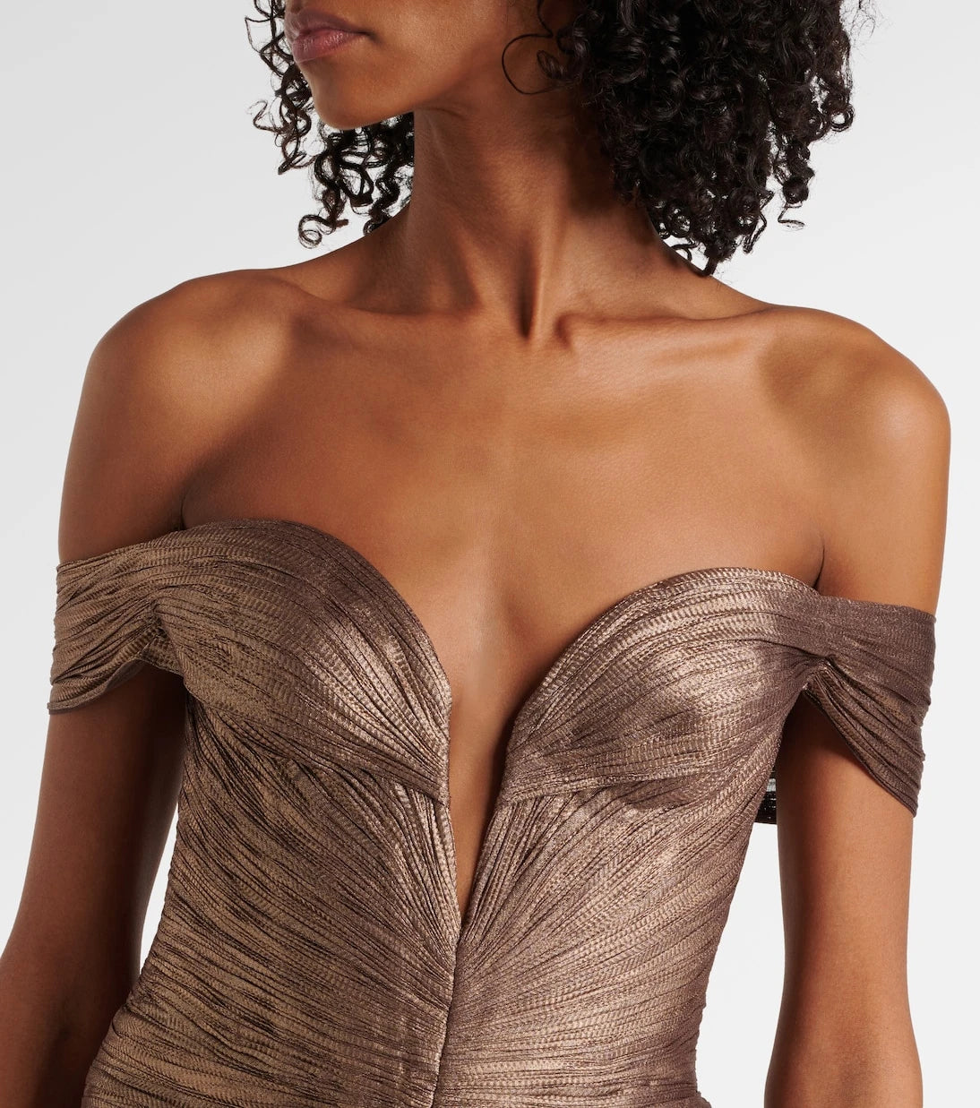 Maria Lucia Hohan - Tia draped off-shoulder corset gown