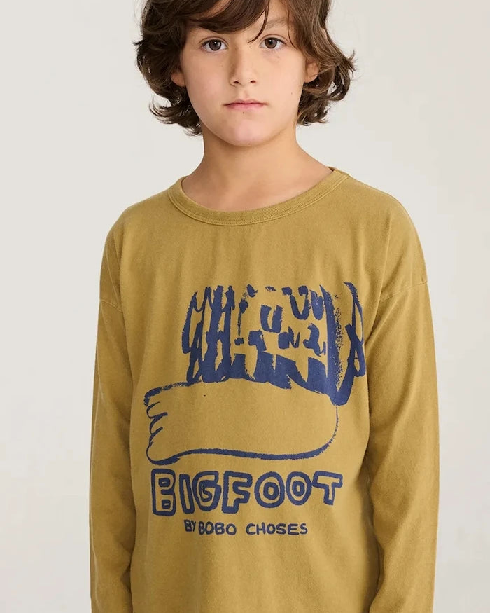 Bobo Choses çocuklar için uzun kollu pamuklu bluz Bigfoot