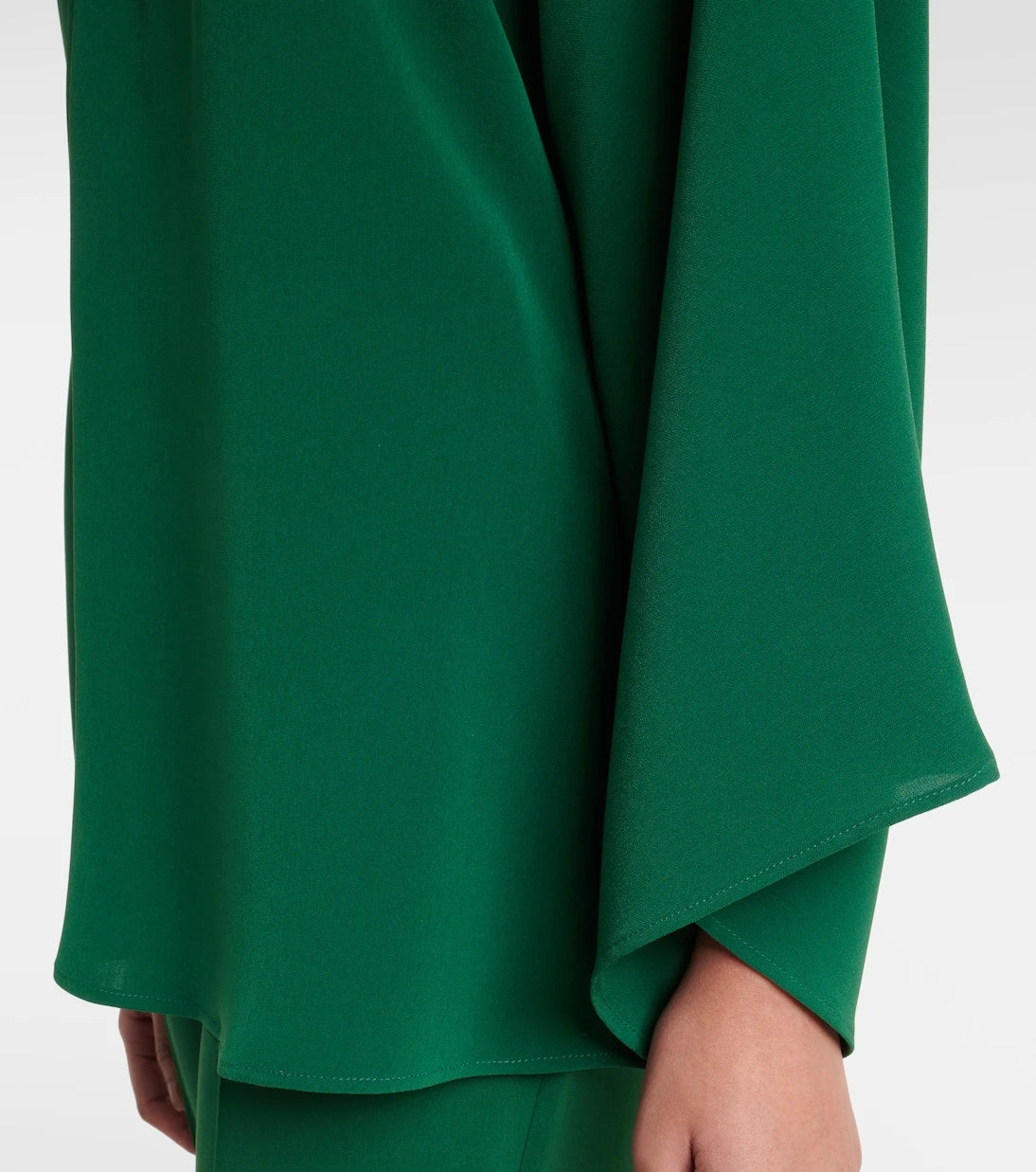 Max Mara - Umile crystal-embellished cady blouse