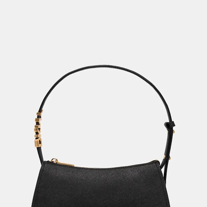 DKNY чанта тип багета дамска от кожа