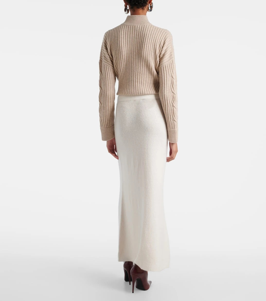 Max Mara - Dorina cashmere-blend maxi skirt