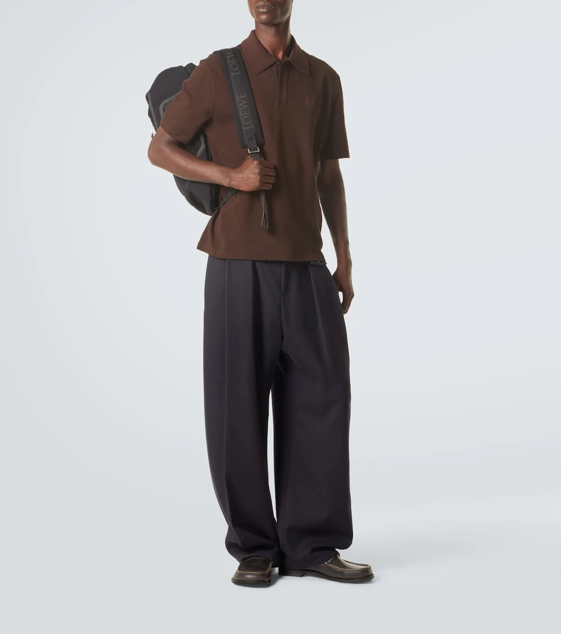 Loewe - Anagram cotton piqué polo shirt