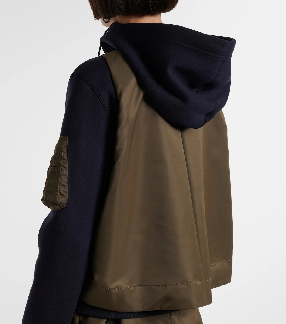 Sacai - Paneled hoodie