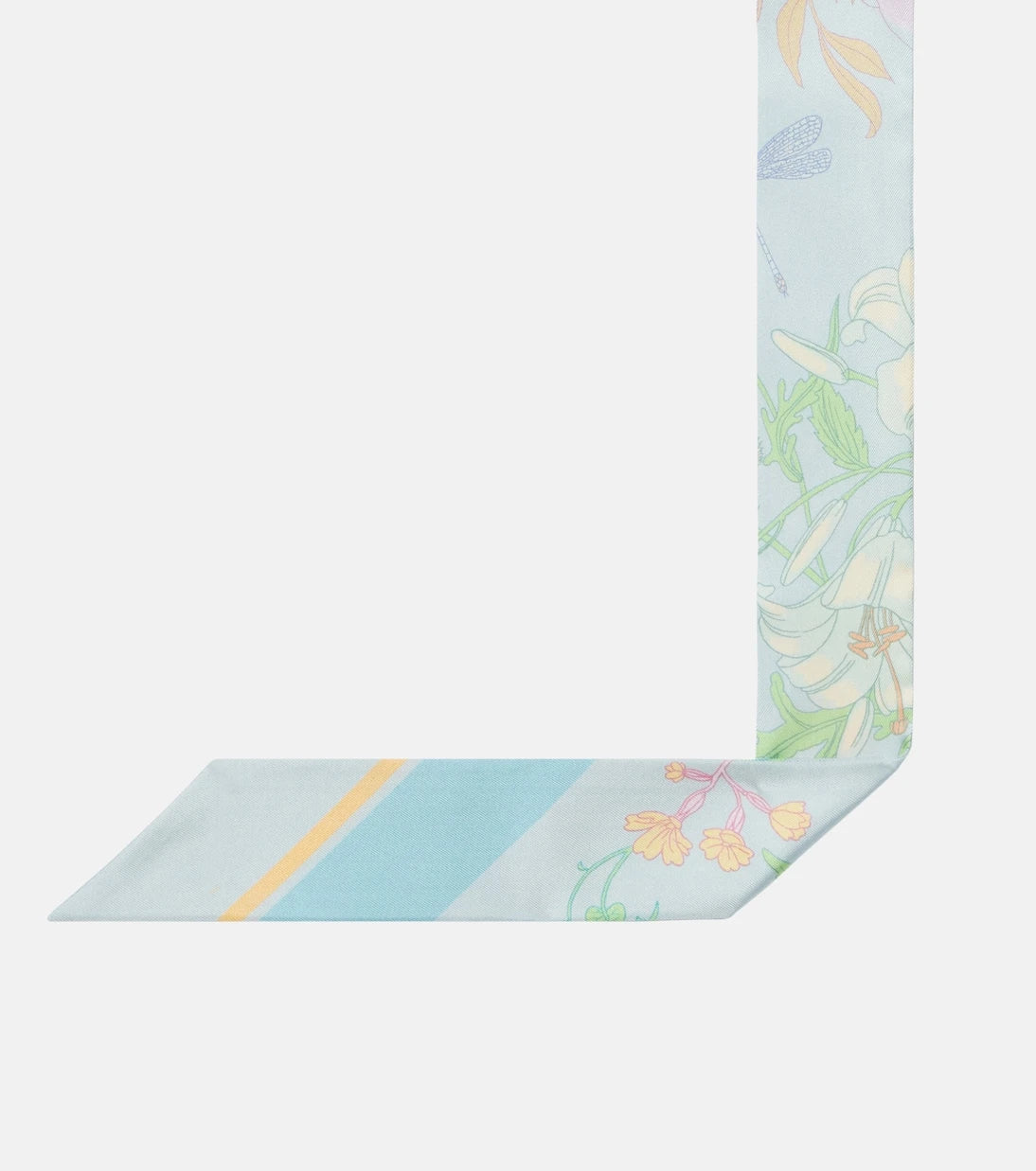 Gucci - Floral silk twill scarf