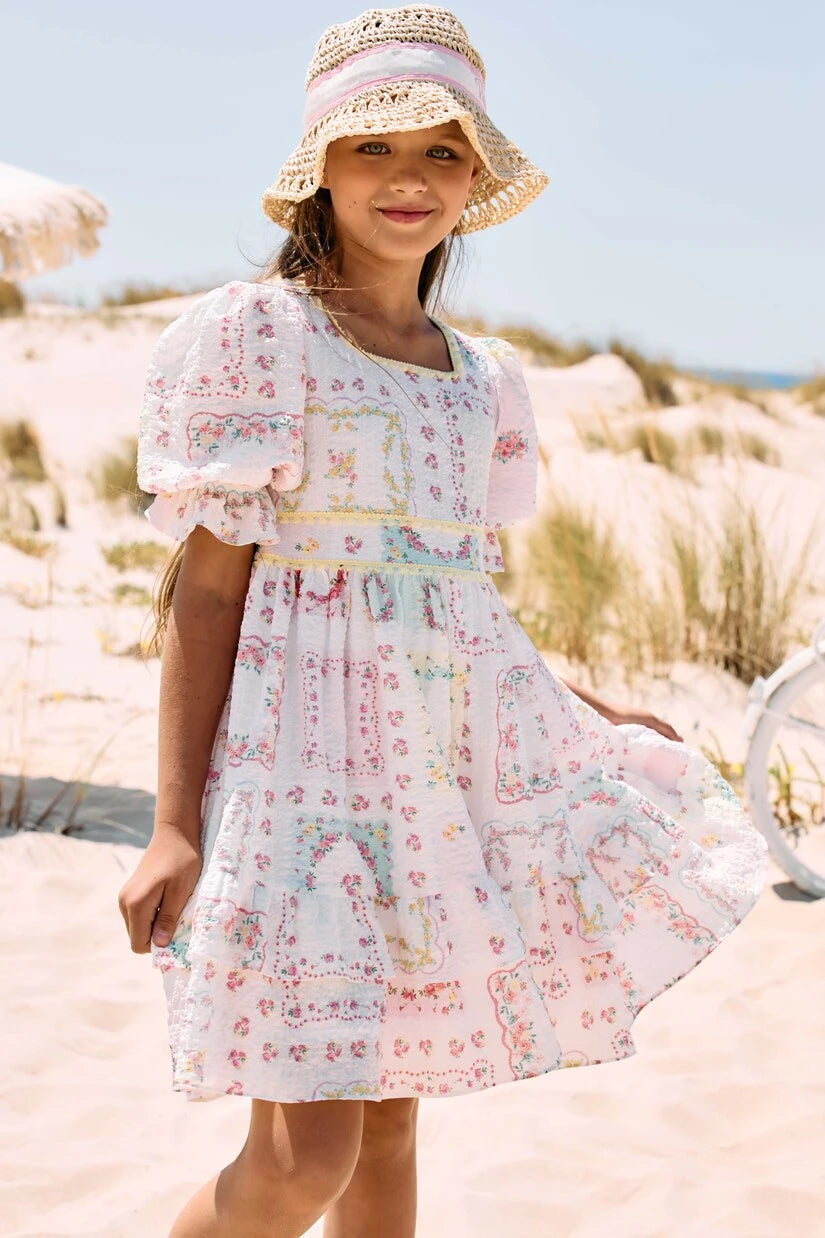 Patachou - Botanical Liberty floral cotton dress