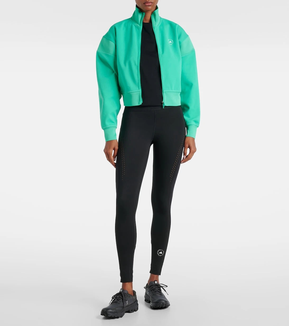 Adidas by Stella McCartney - Logo cropped jacket