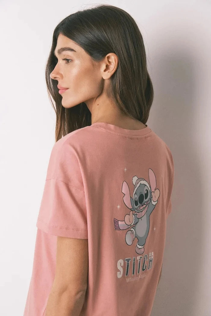 Памучна пижама women'secret LILO & STITCH