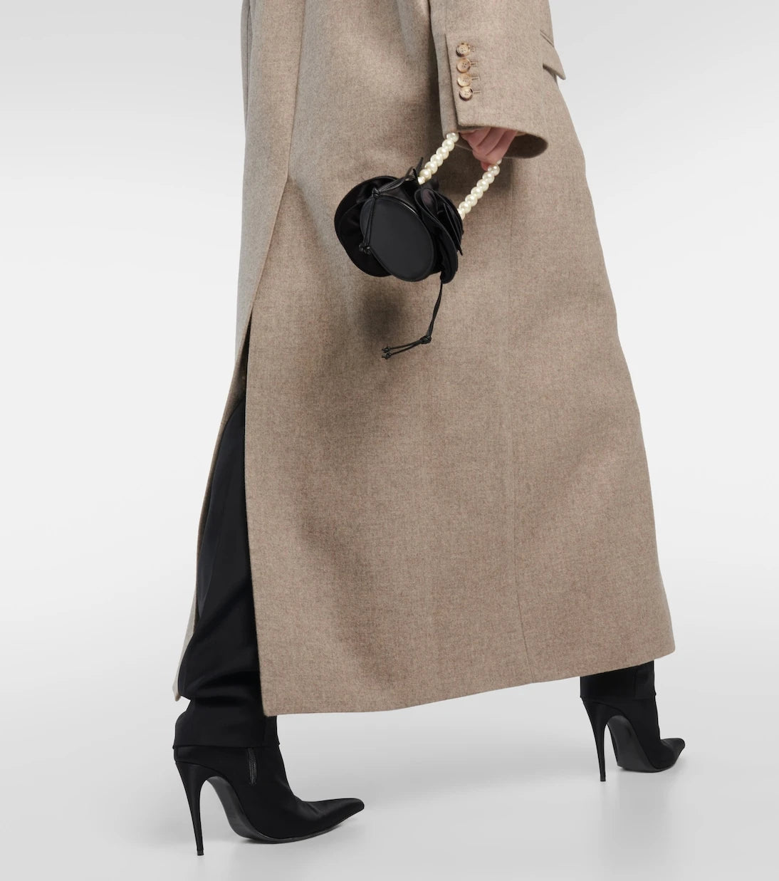 Magda Butrym - Wool cashmere and silk coat