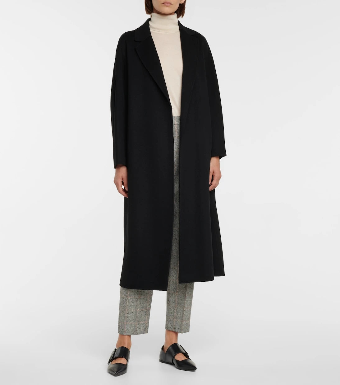 'S Max Mara - Esturia belted virgin wool coat