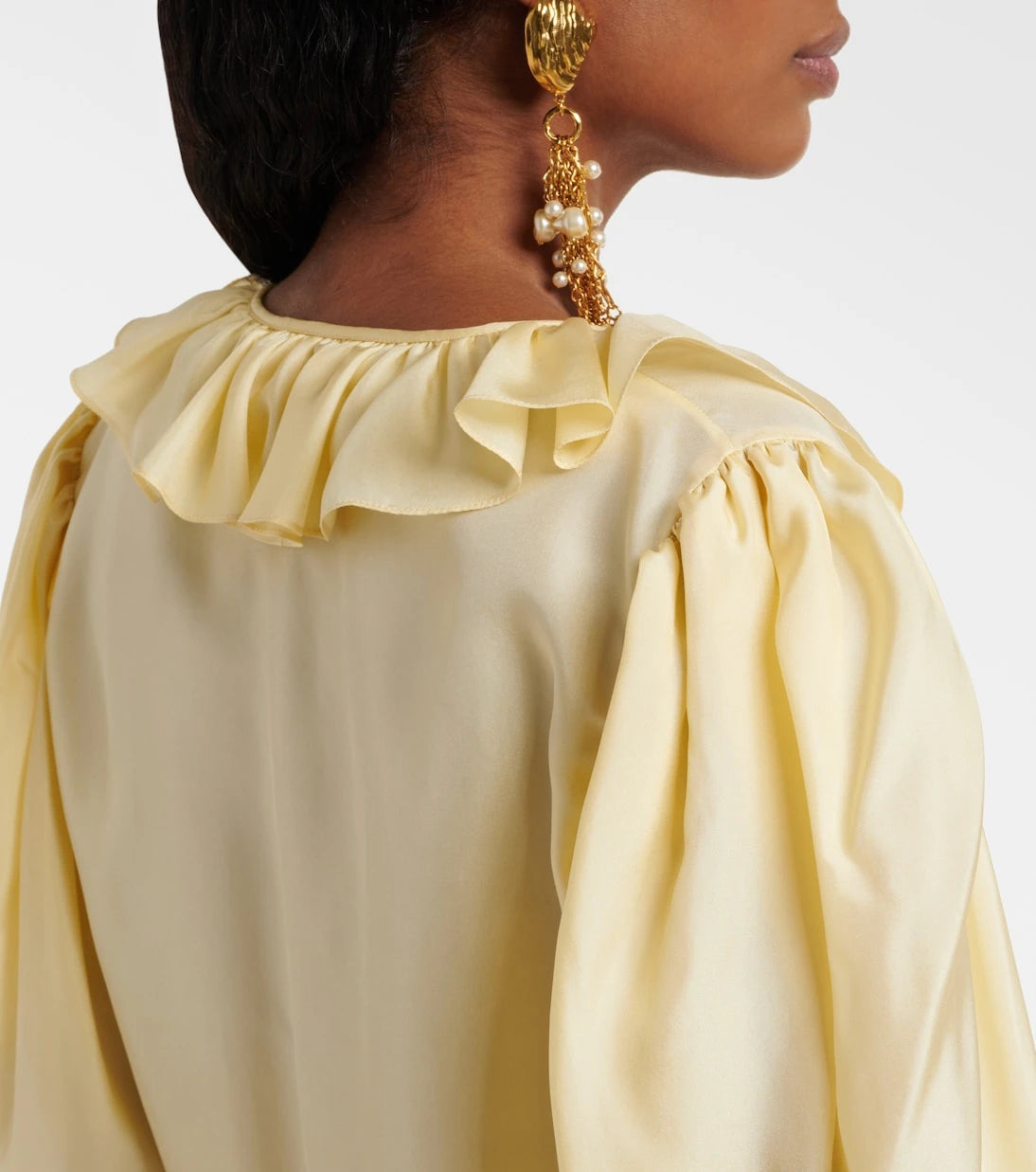 Chloé - Ruffled silk habutai blouse