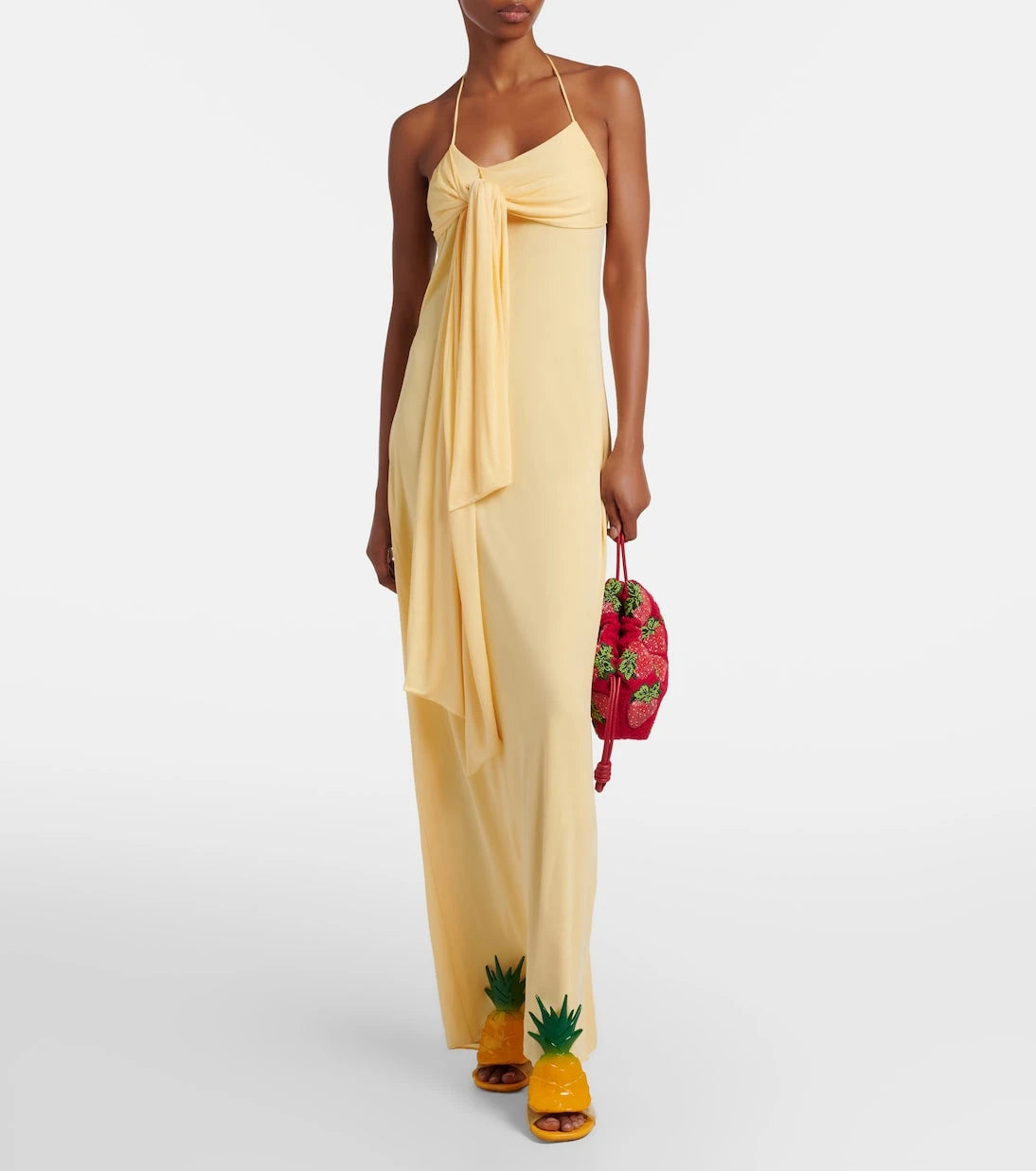 Loewe - Paula's Ibiza crêpe jersey maxi dress
