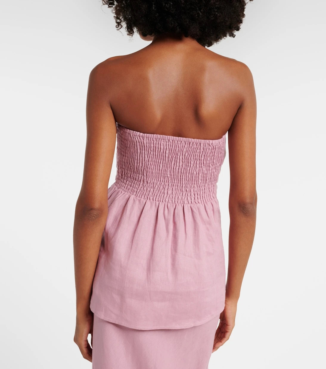 Faithfull - Caen strapless linen top