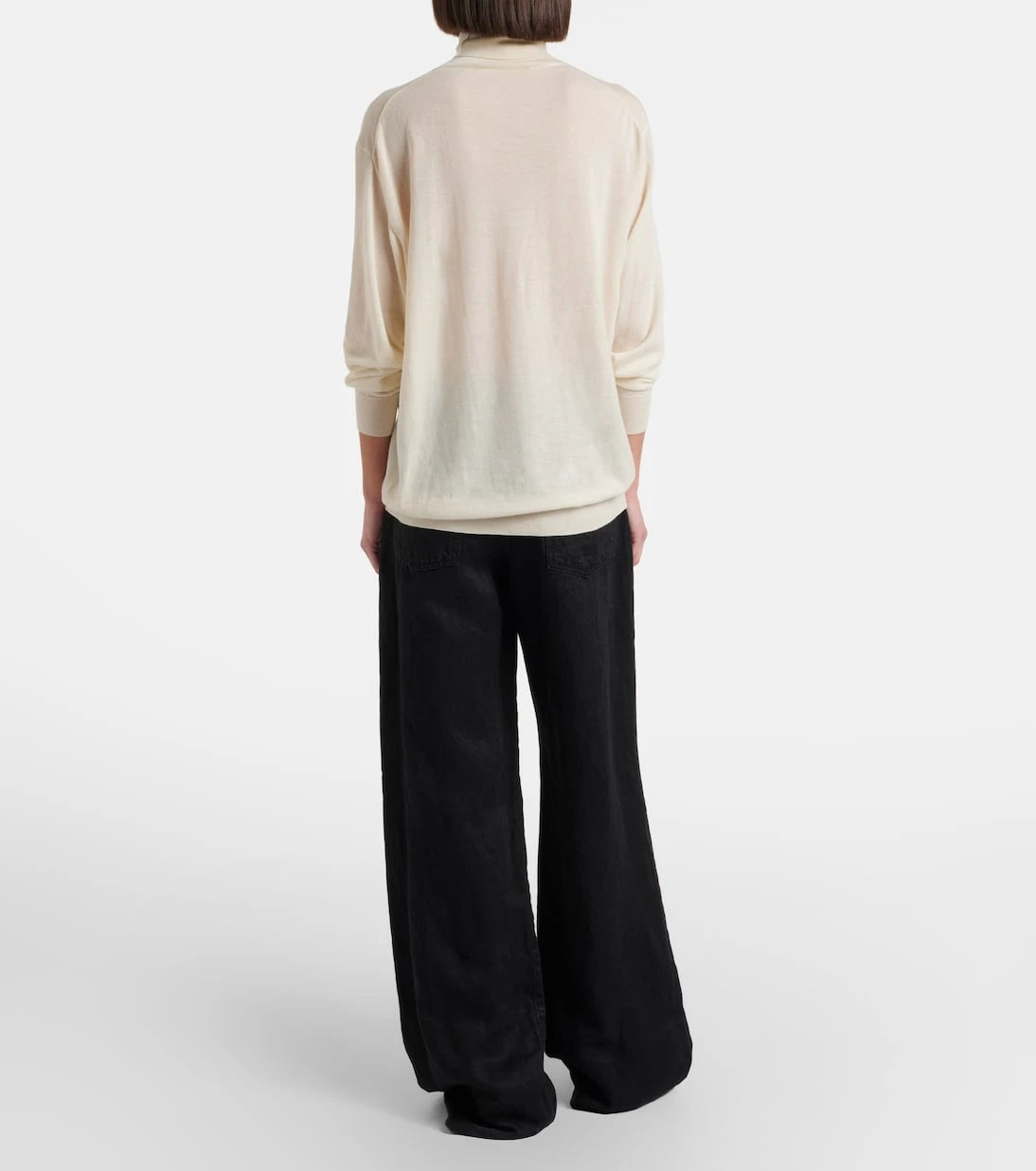 The Row - Eglitta linen wide-leg jeans