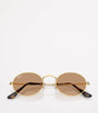Ray-Ban Gold RB3547 Oval Metal Sunglasses