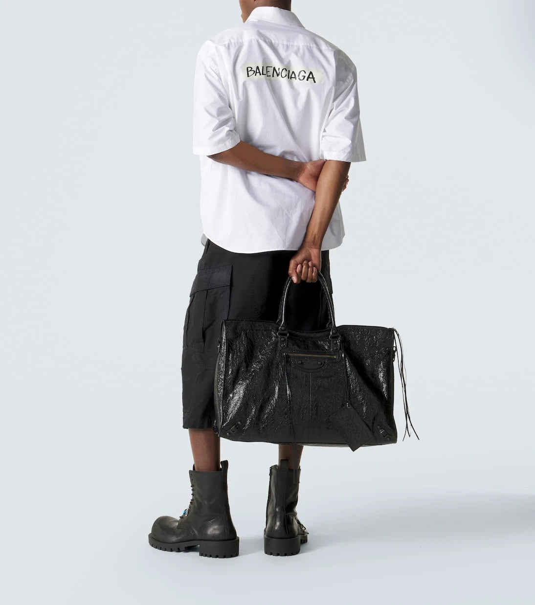 Balenciaga - Le City leather duffel bag
