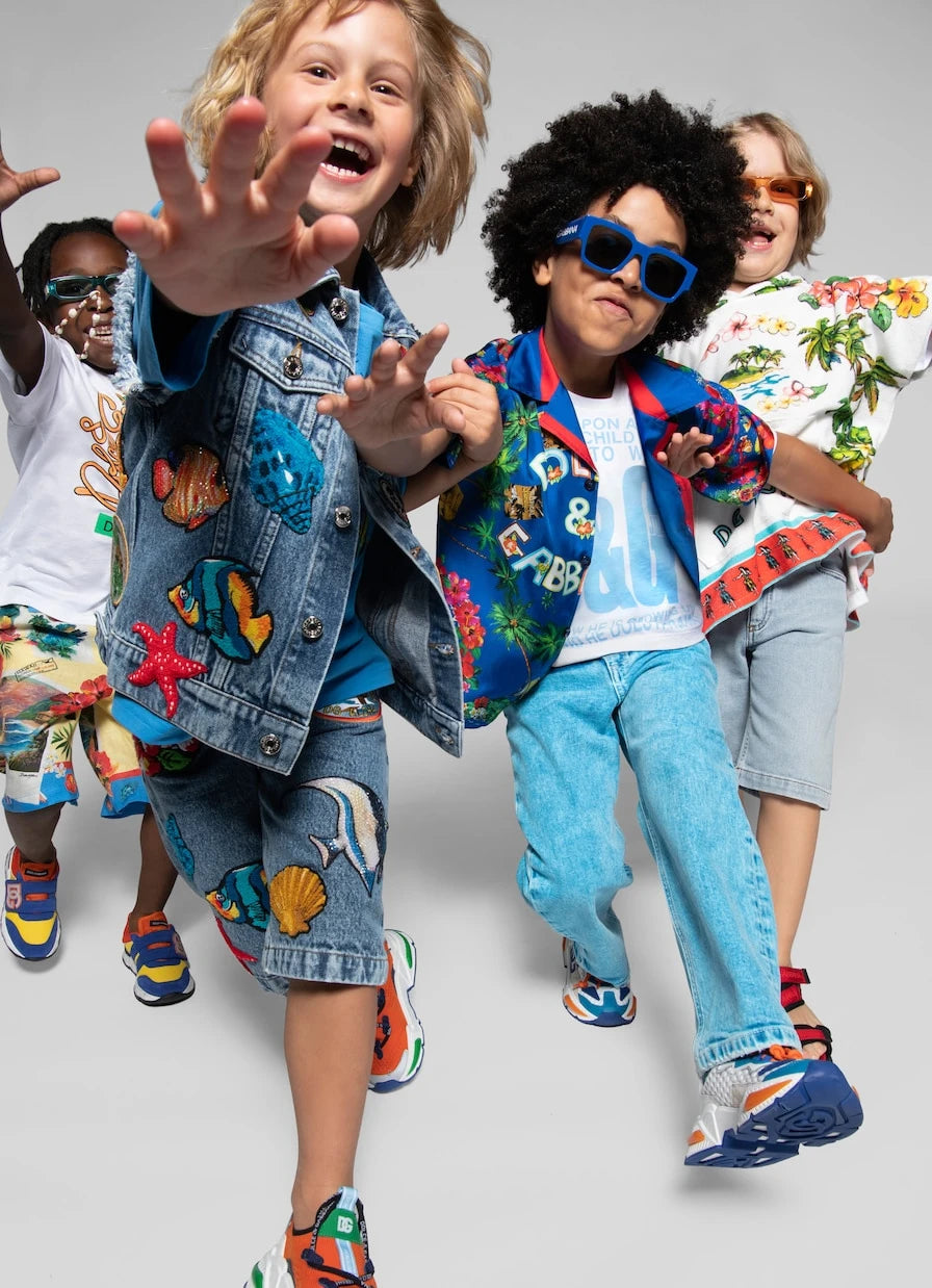 Dolce&Gabbana Kids - Denim Bermuda shorts