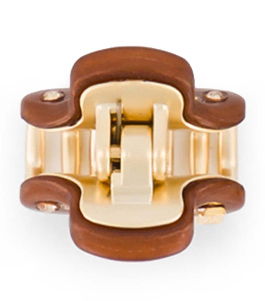 Gold-Plated Mini Claw Hair Clip