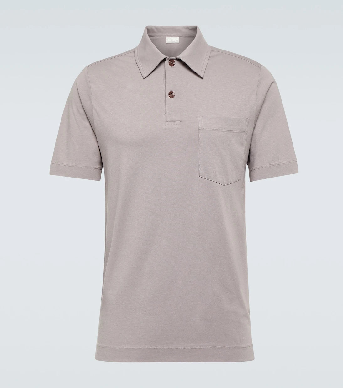 Dries Van Noten - Cotton jersey polo shirt