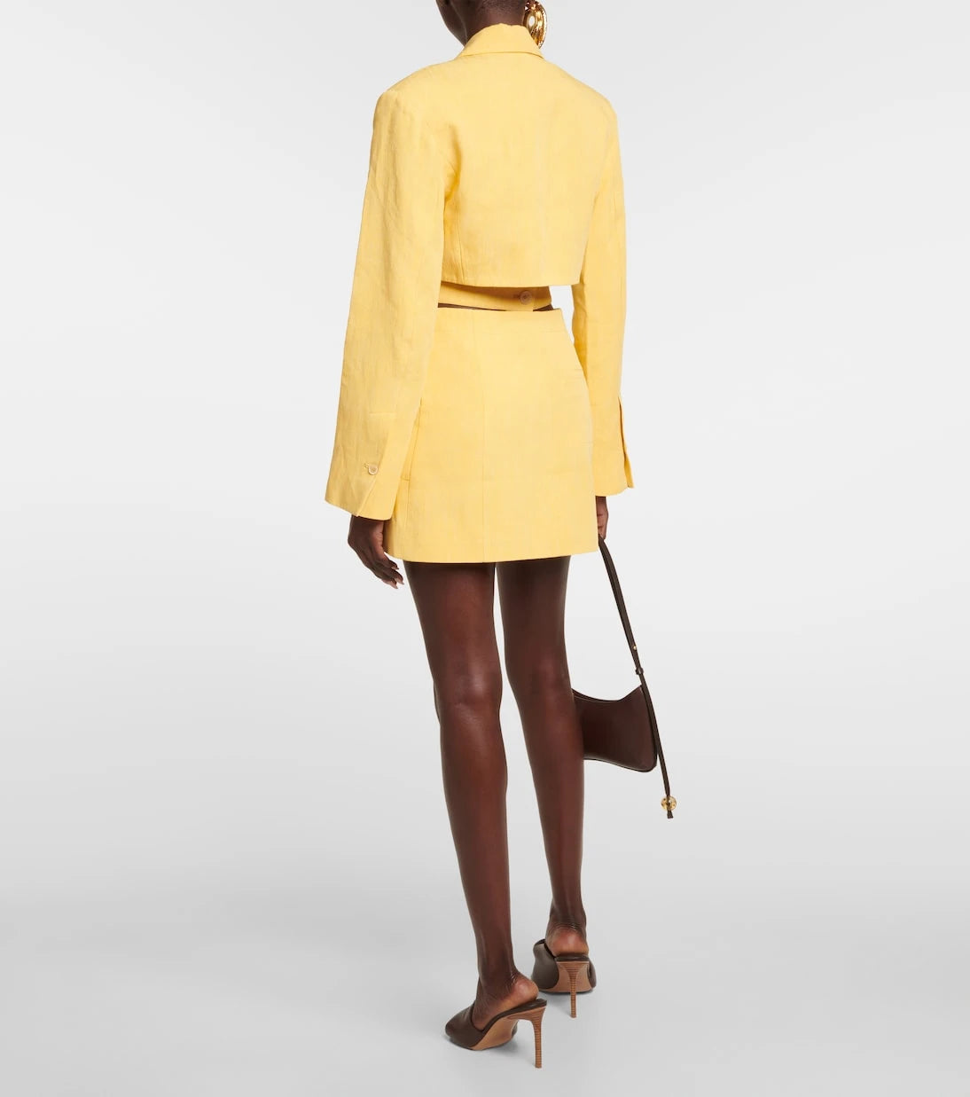 Jacquemus - La Robe Bari linen-blend minidress