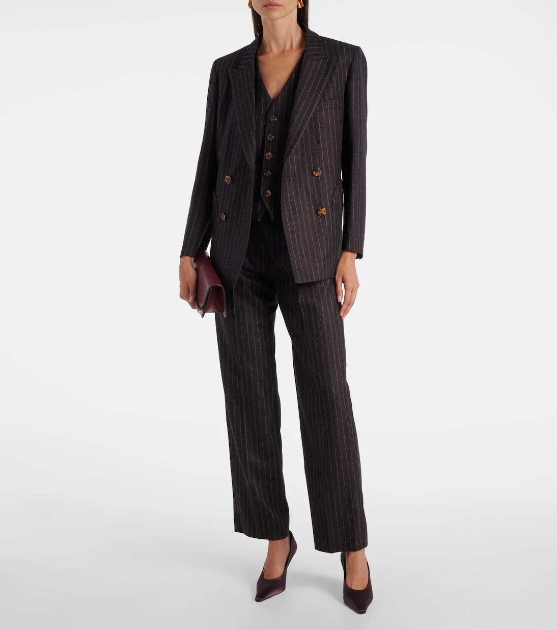 Blazé Milano - Fox wool and cashmere straight pants