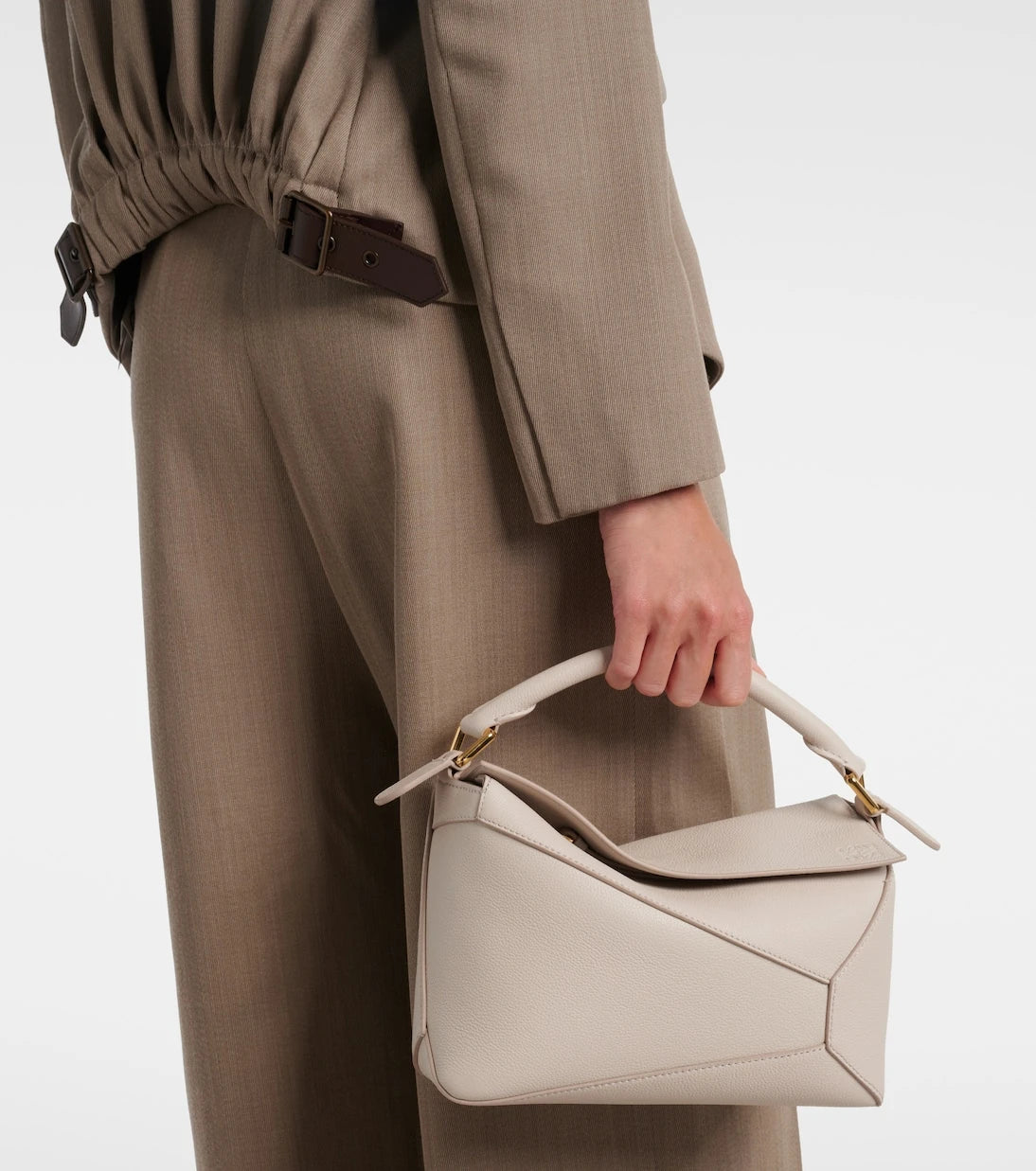 Loewe - Puzzle Edge Small leather tote bag
