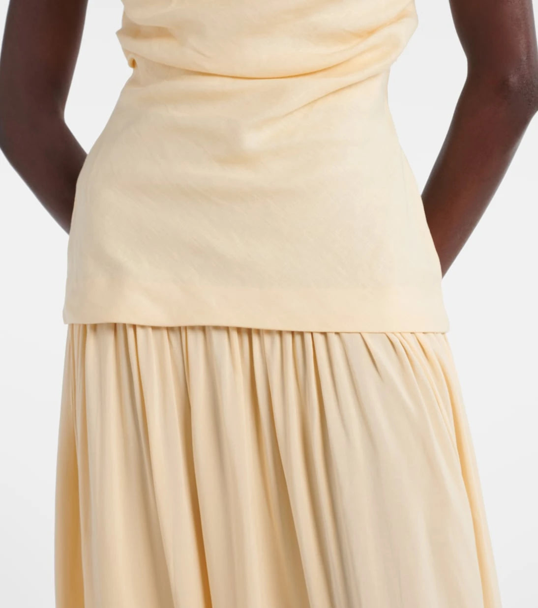 Faithfull - Hedy strapless linen maxi dress
