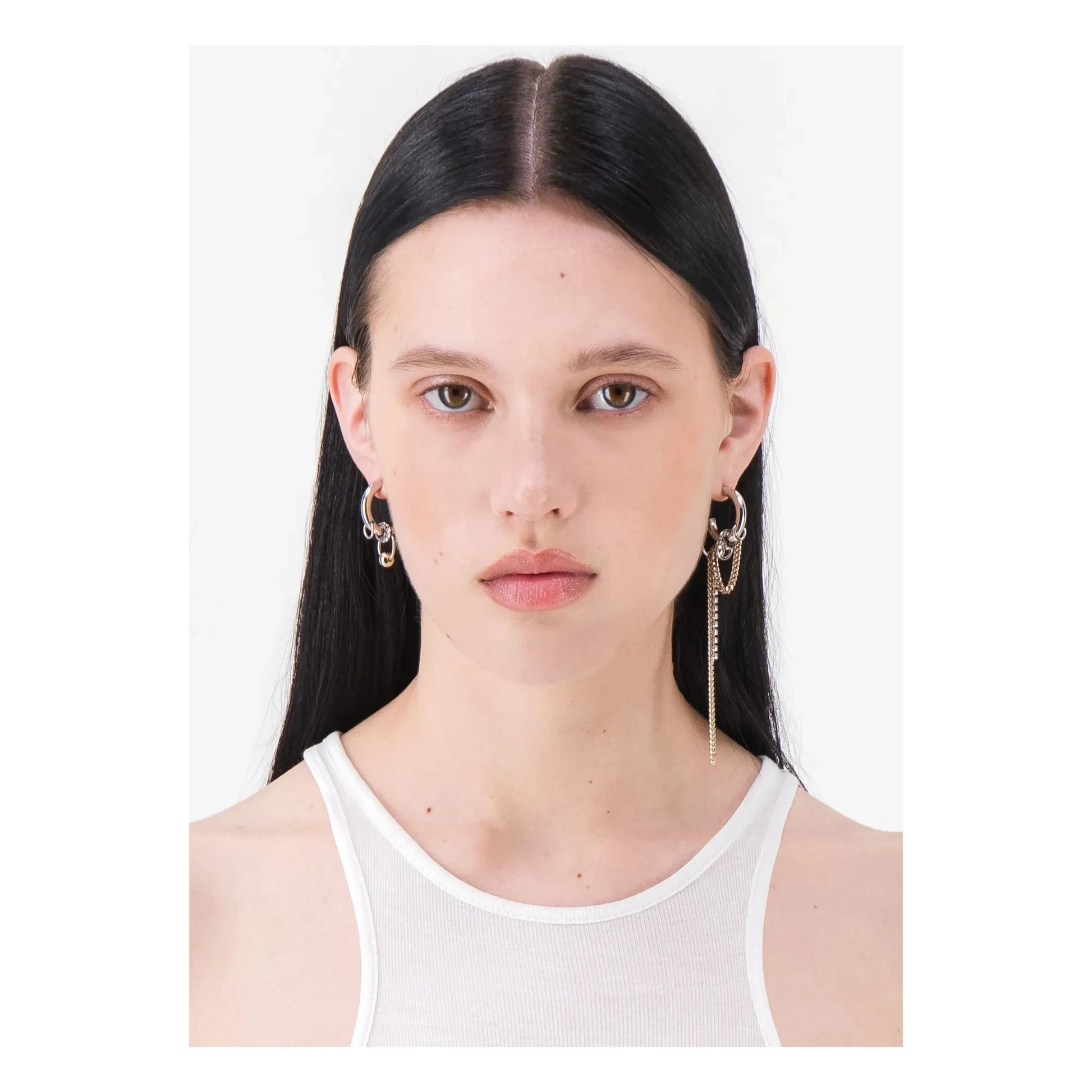 Justine Clenquet - Amber Earrings | Silver