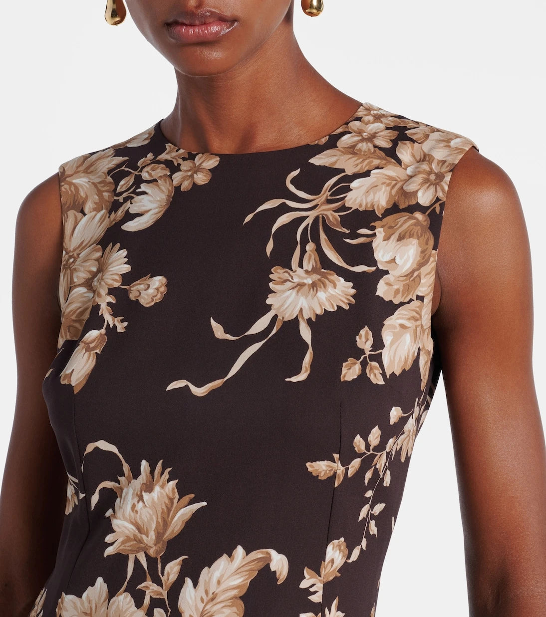 Dolce&Gabbana - Floral silk-blend charmeuse midi dress