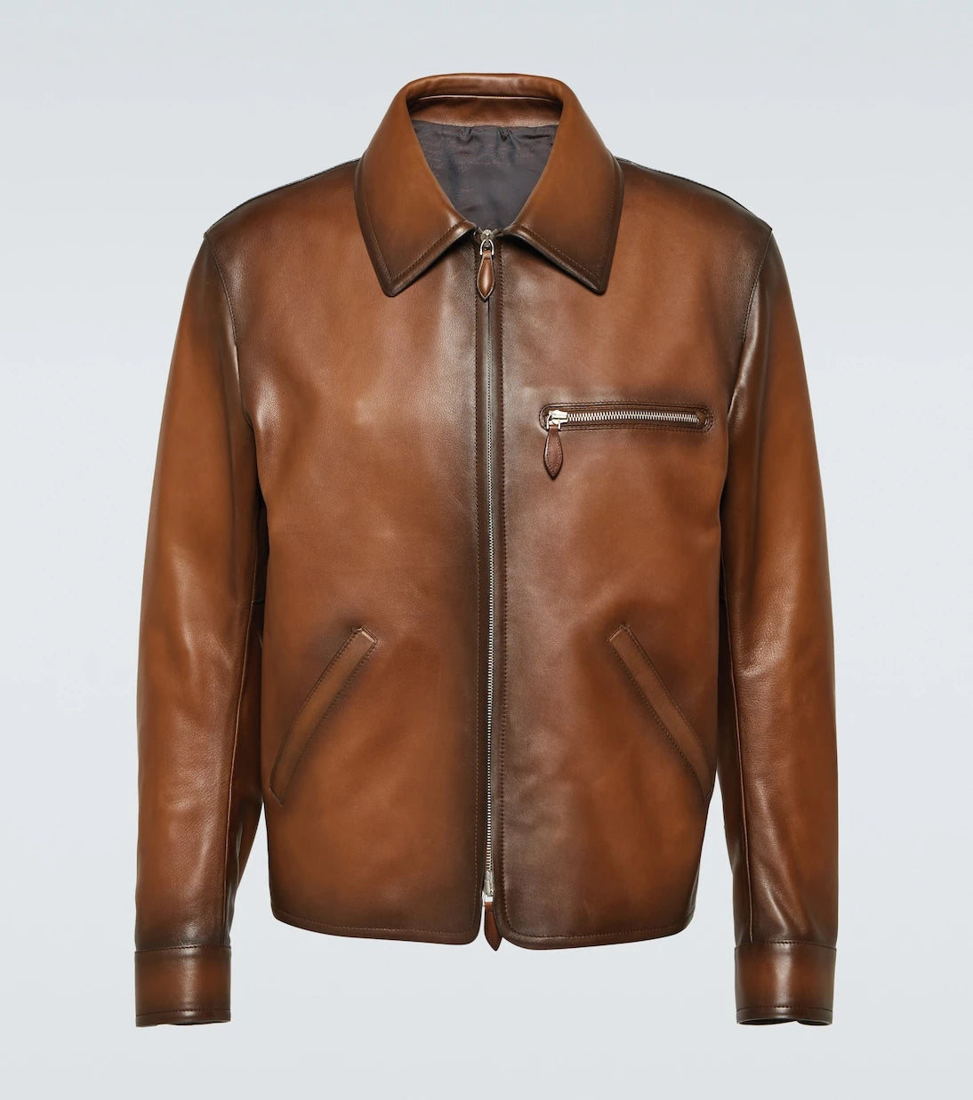 Berluti - Patina 1 Jour leather blouson jacket