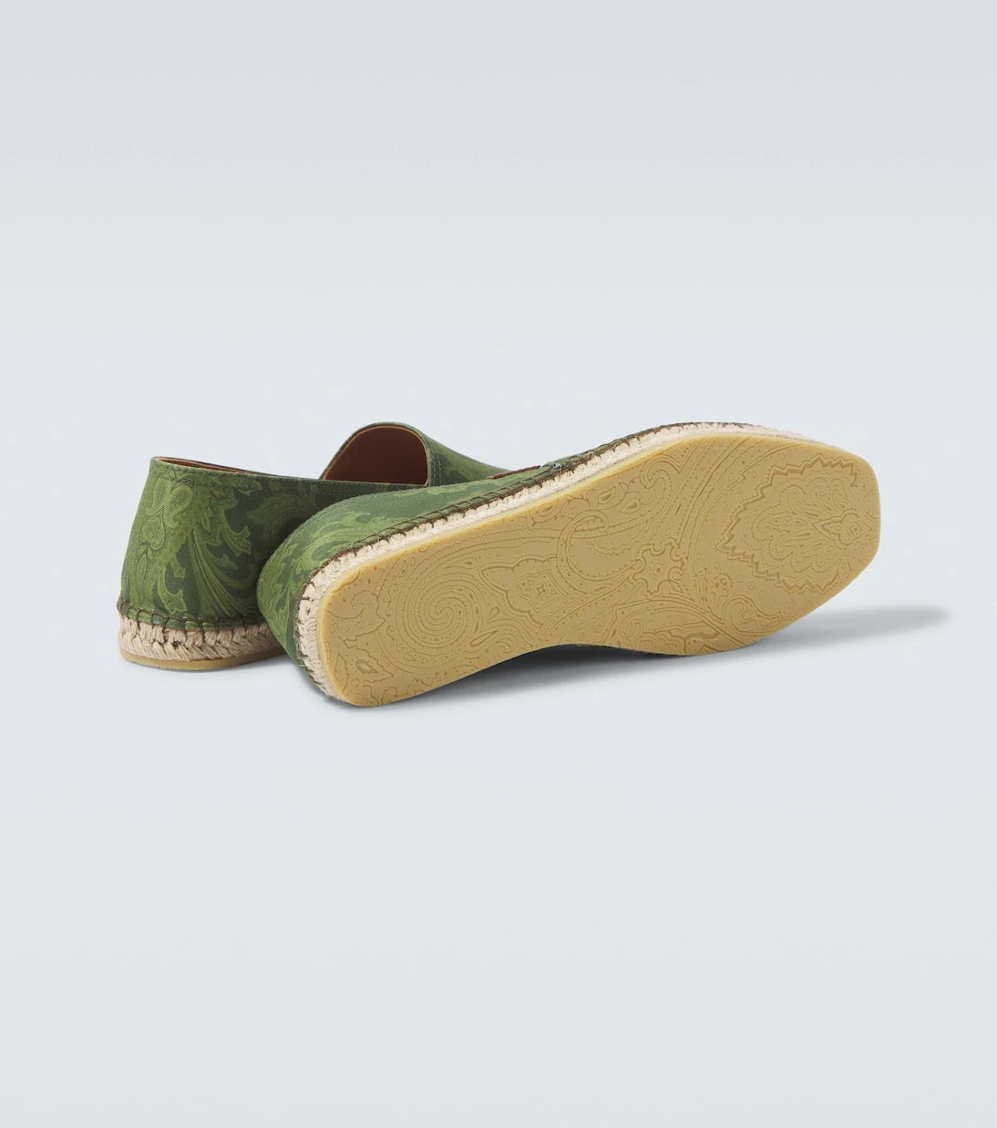 Etro - Paisley gabardine espadrilles