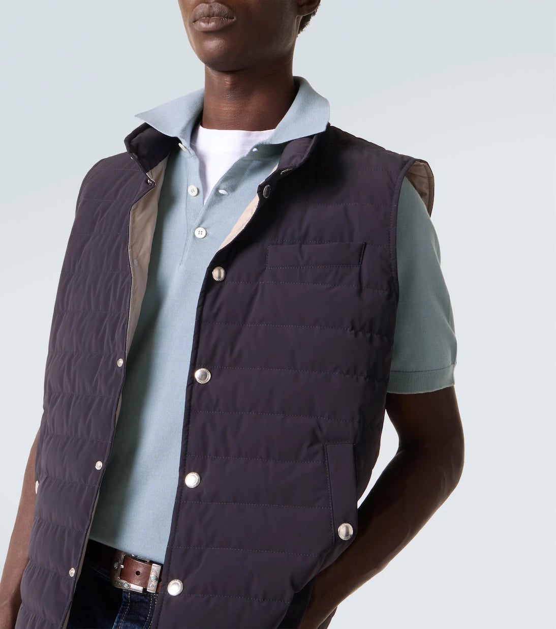 Brunello Cucinelli - Cotton piqué polo shirt