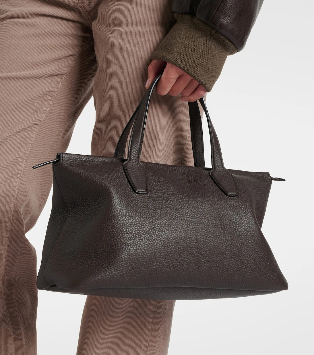 The Row - Marcel leather tote bag