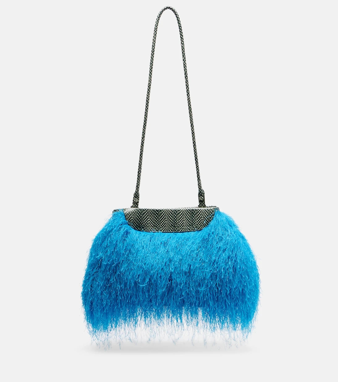 Dries Van Noten - Small leather-trimmed crossbody bag