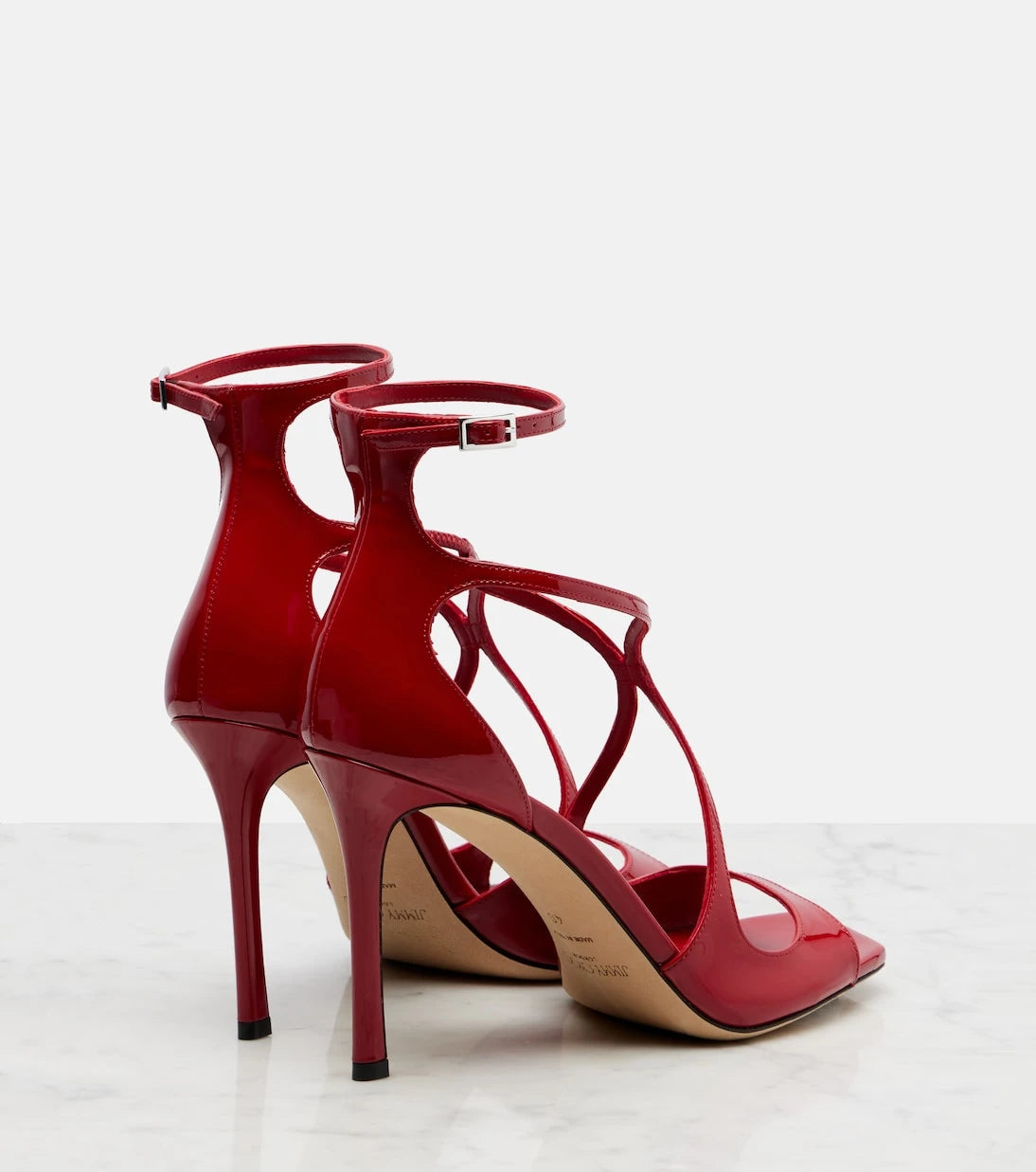Jimmy Choo - Azia 95 patent leather sandals