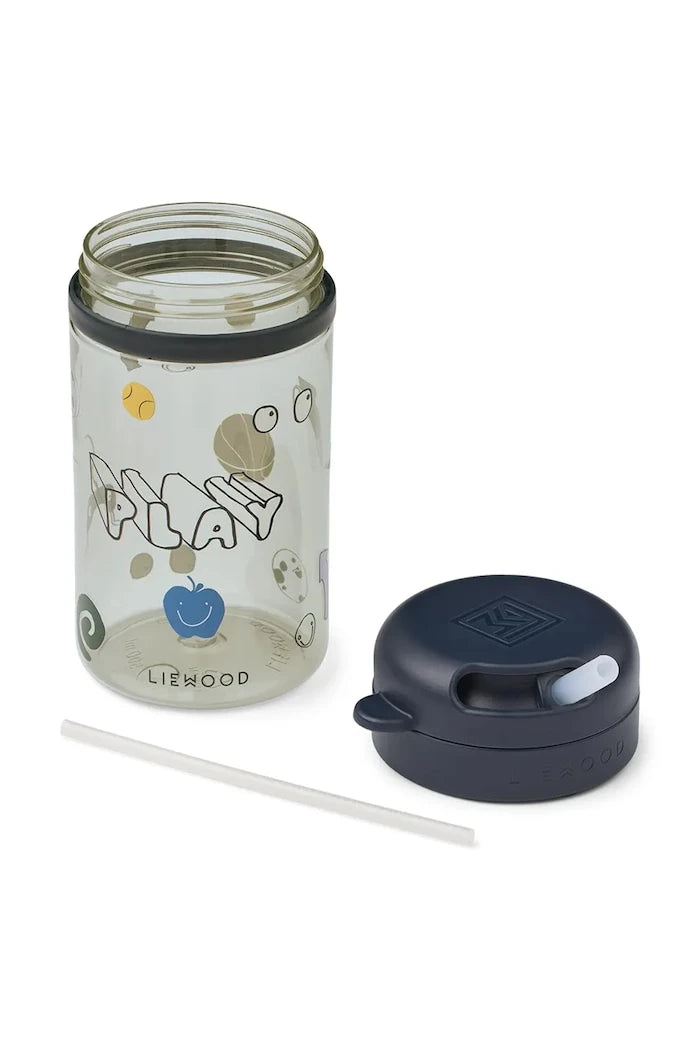Liewood Çocuklar İçin Su Şişesi Pavia Tritan Straw Cup 500 ml
