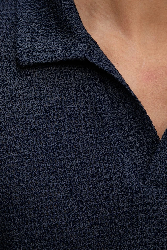 Calvin Klein erkek viskonlu yakalı polo yaka tişört