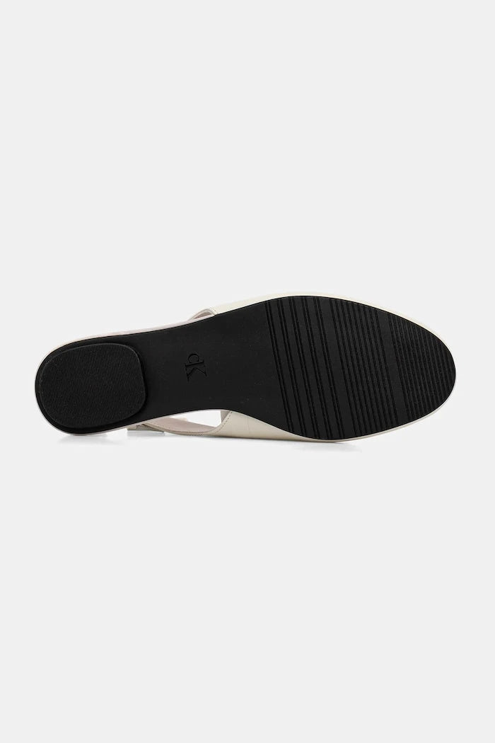 Кожени балеринки Calvin Klein BALLERINA SLING BACK LTH
