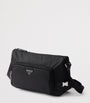 Prada Large Re-Nylon and Leather Messenger Bag