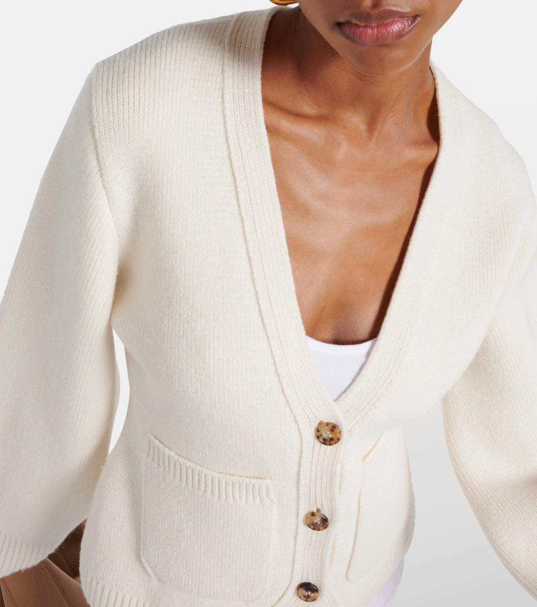 Khaite - Scarlet cashmere cardigan
