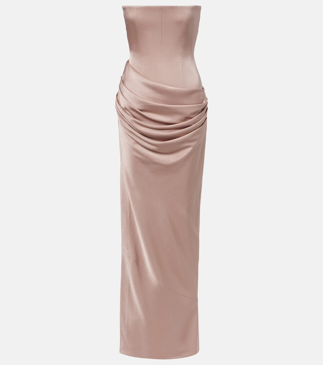 Alex Perry - Draped satin corset gown