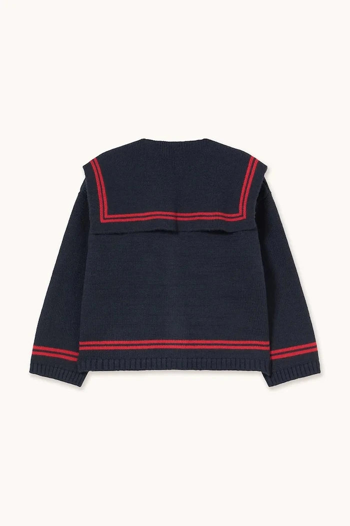 Детски пуловер Tinycottons STRIPES TINY CARDIGAN