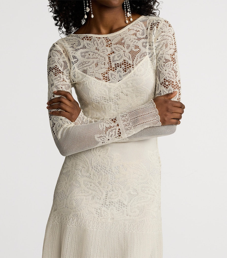 Ralph Lauren Collection White Mulberry Silk Mini Dress