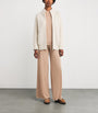 Eleventy Beige Wool Drawstring Trousers