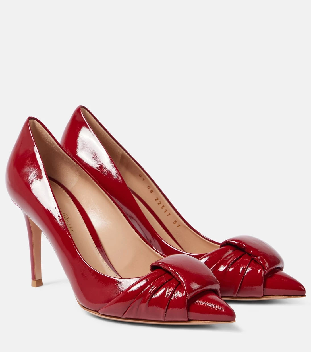 Gianvito Rossi - 85 patent leather pumps