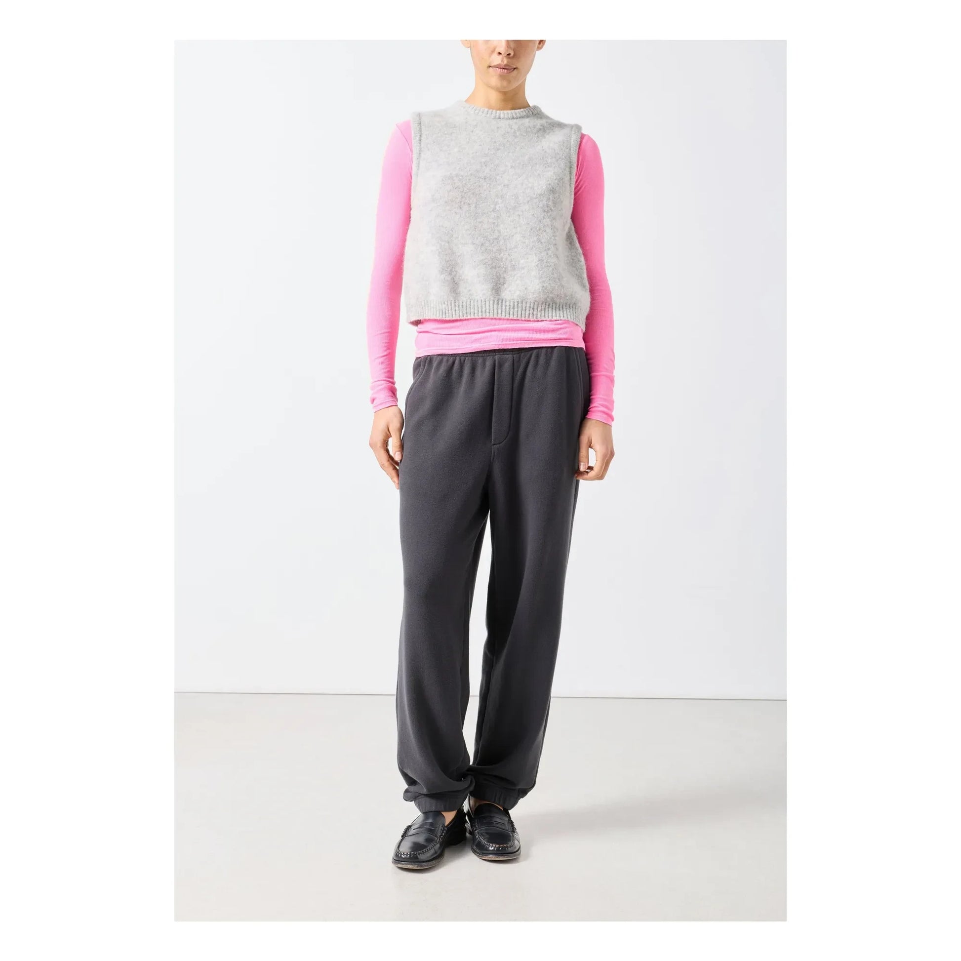 American Vintage - Vitow Wool Sleeveless Sweater | Light grey