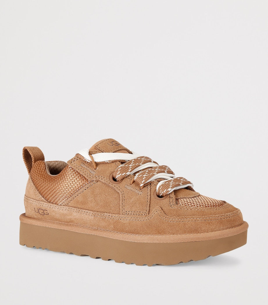 UGG Beige Suede Lo Lowmel Sneakers