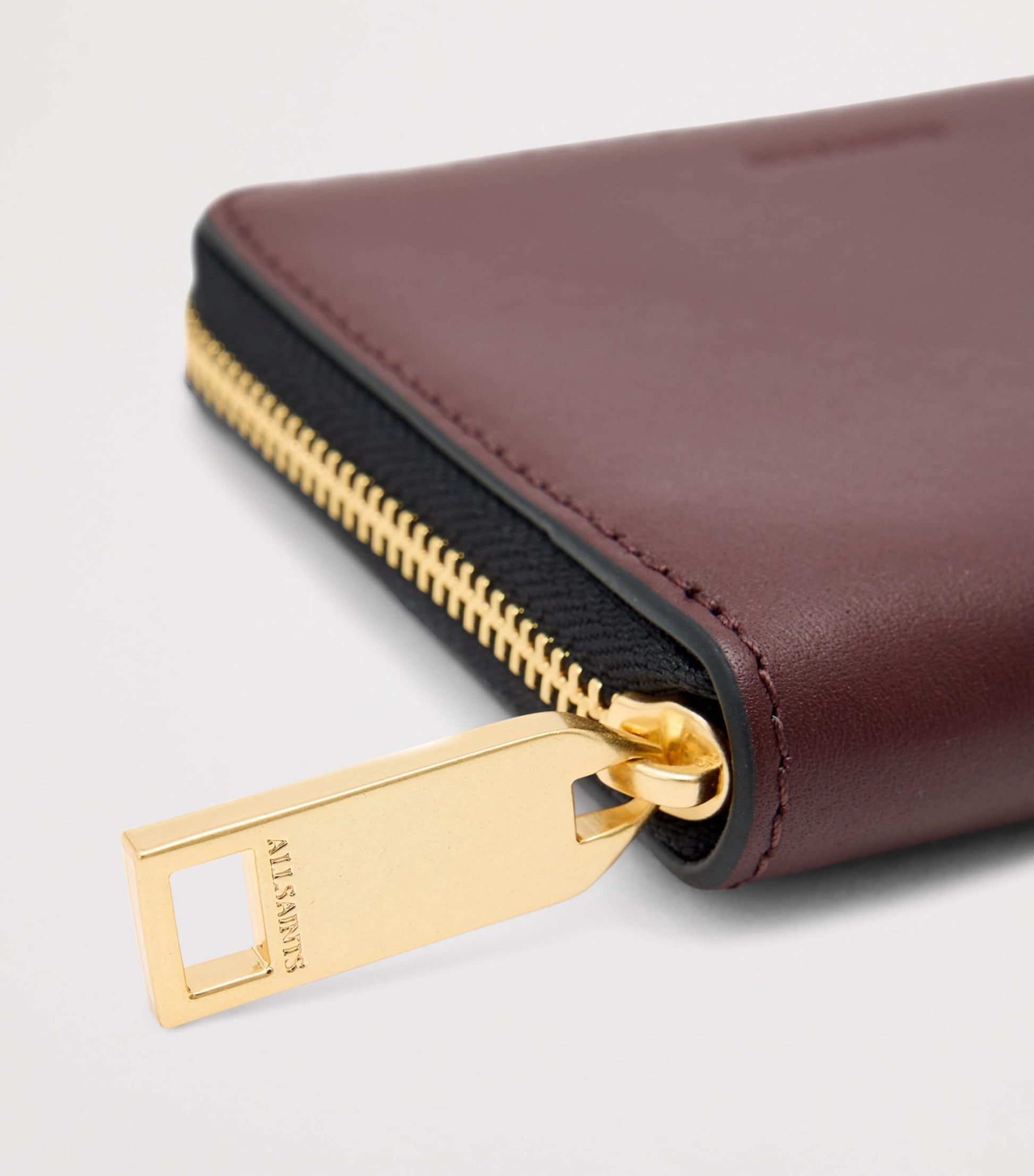 Red Leather Lena Hex Wallet