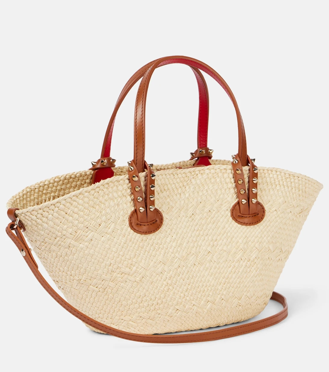 Christian Louboutin - Cabata Mini raffia basket bag