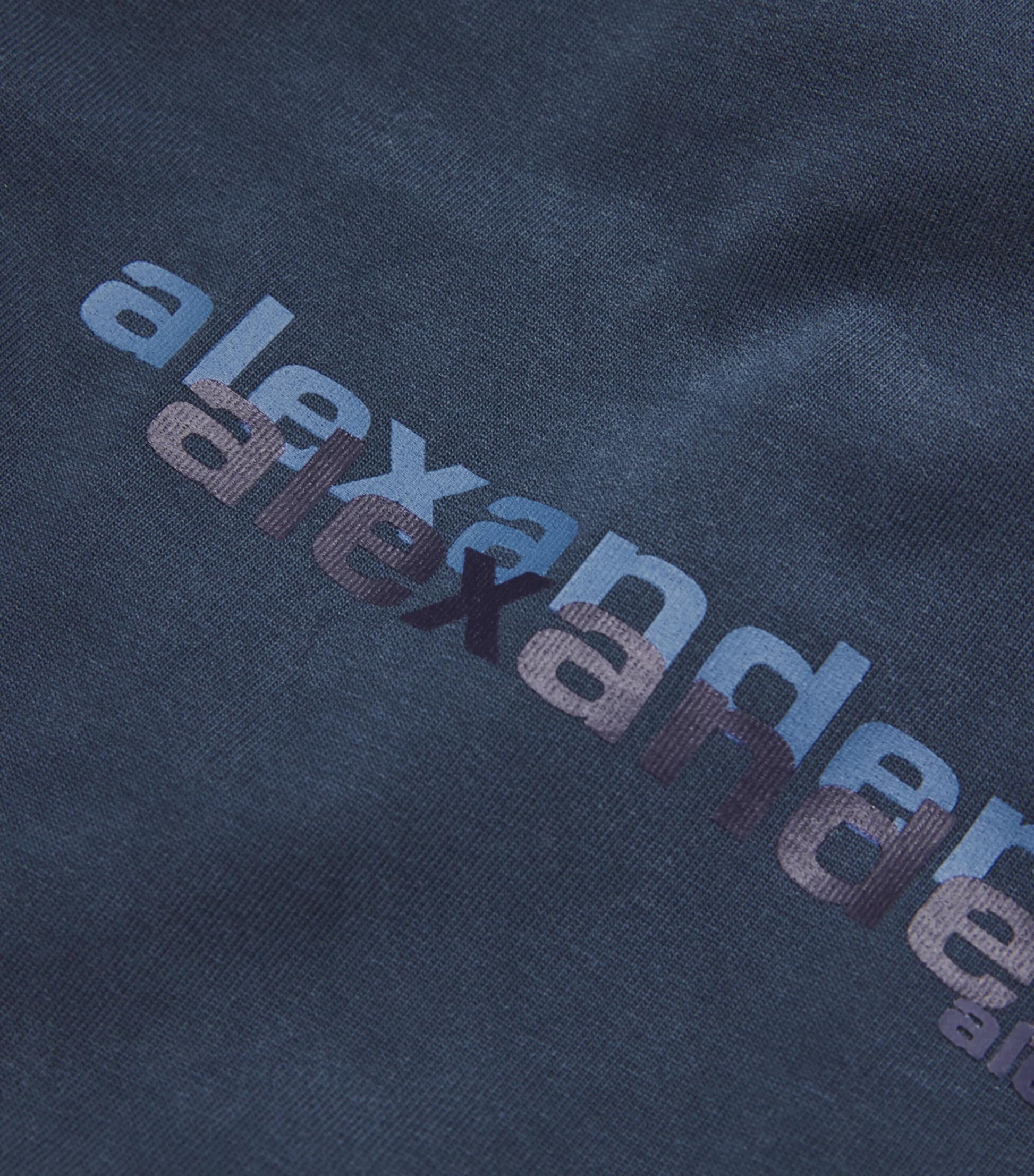 Navy Cotton Logo T-Shirt